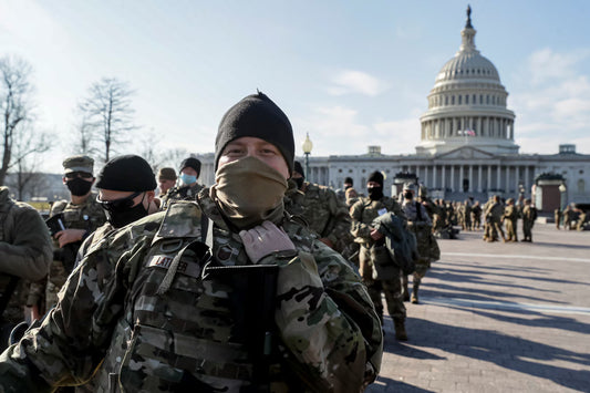 National Guard troops in DC for inaugural support