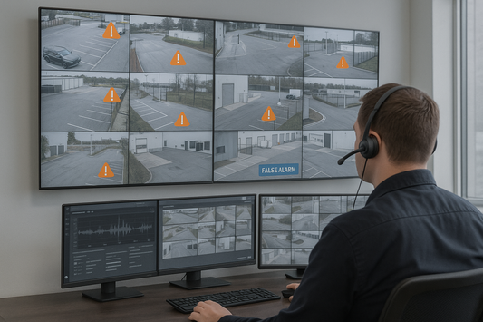 AI-powered control room filtering false alarms across multiple sites – AI control room reducing false alarms for monitoring centers