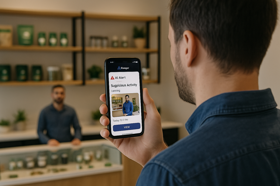 Ranger AI assistant alerting staff on mobile app in real-time