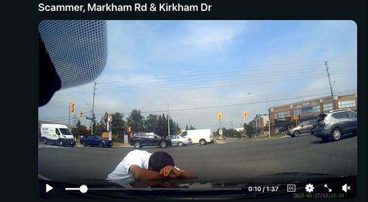 Watch Out for This Classic Scam: Man Fakes Injury at Red Light in Attempted Cash Grab — Dash Cam Footage Saves the Day