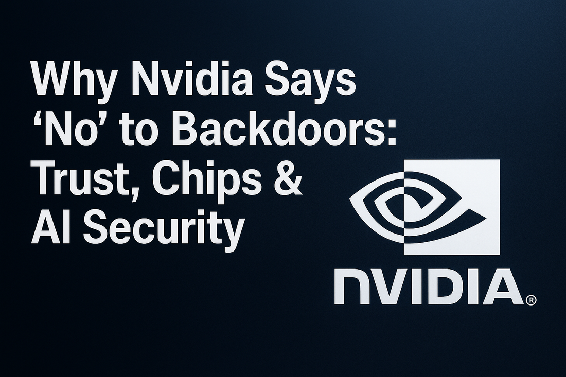 Why Nvidia Says “No” to Backdoors: Trust, Chips, and the Future of AI Security