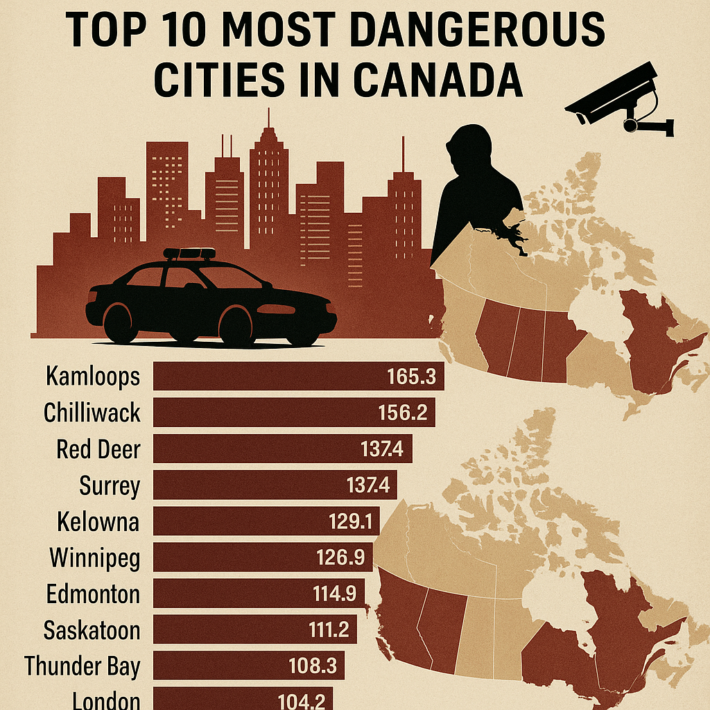 Most Dangerous Cities in Canada