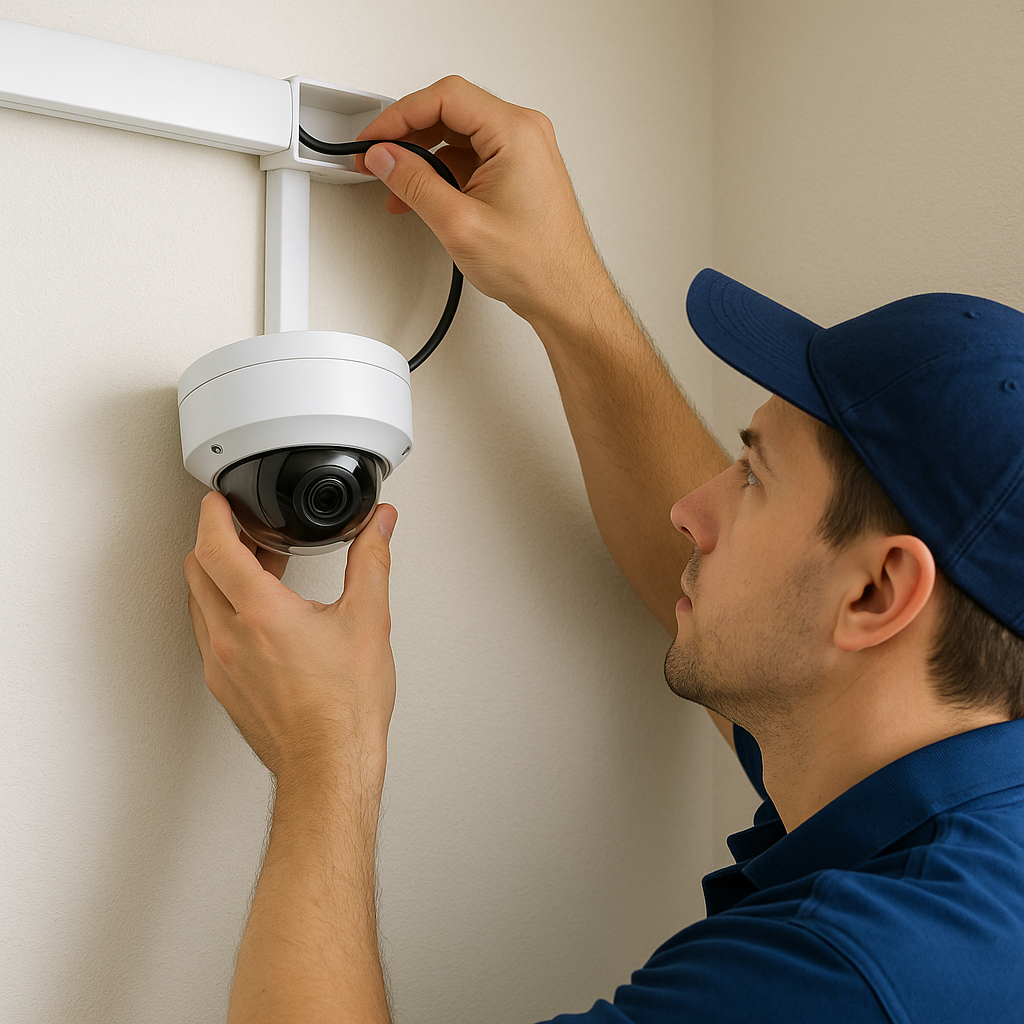 How to Neatly Run Security Camera Wires