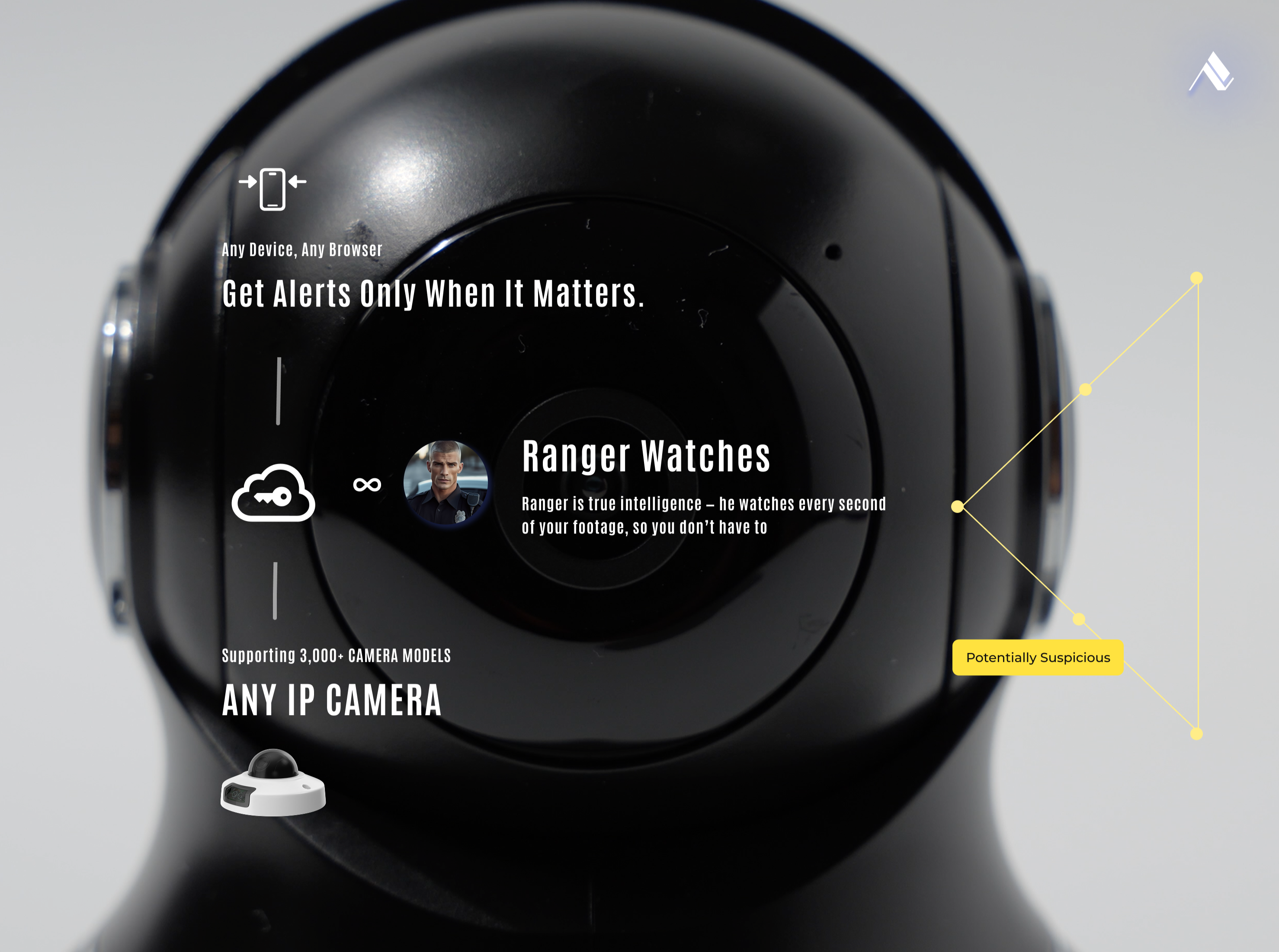 Black smartwatch with digital display on a gray background