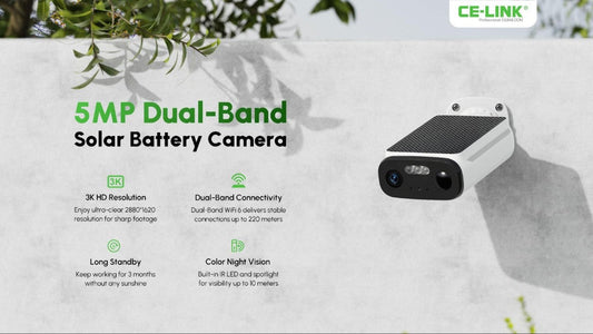 CE-LINK Unveils 5MP Dual-Band Wi-Fi Camera 