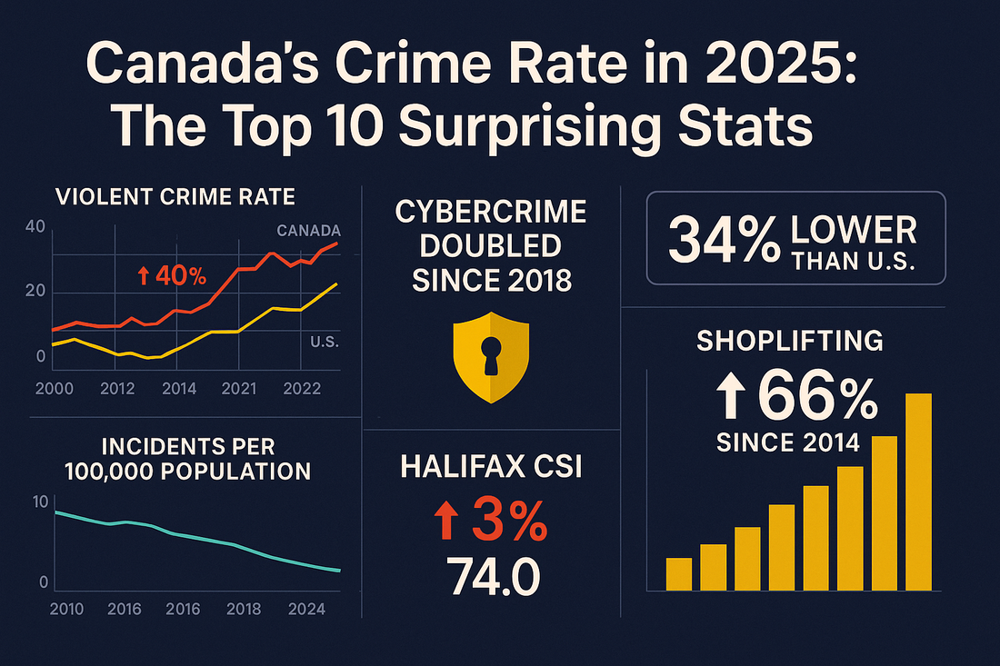 Canada’s Crime Rate in 2025: The Top 10 Surprising Stats