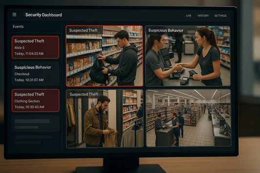 ArcadianAI Ranger detecting suspicious retail activity in real time