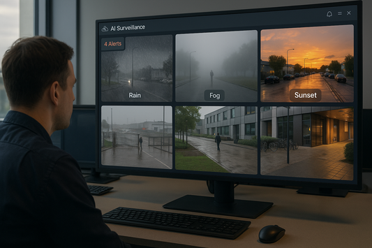 AI surveillance dashboard adapting to seasonal threats