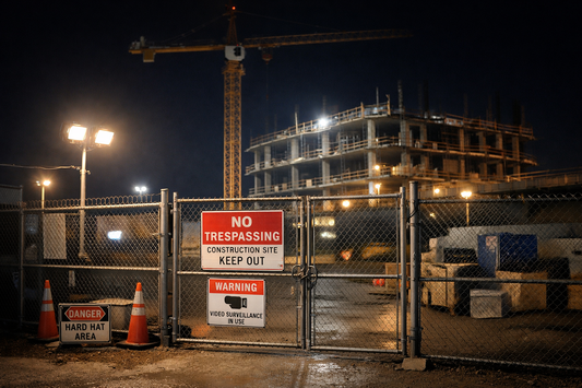 The Construction Site Safety and Security Playbook: What Changes During Working Hours vs. After Hours