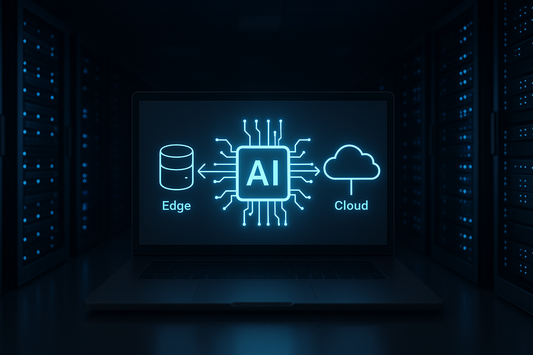 Hybrid edge-cloud AI architecture powering ArcadianAI’s autonomous surveillance network
