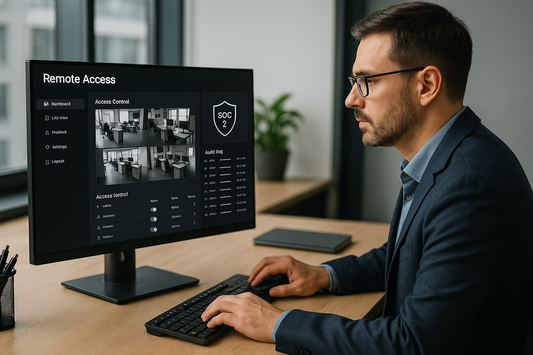 Secure remote access to security cameras with SOC 2–ready compliance