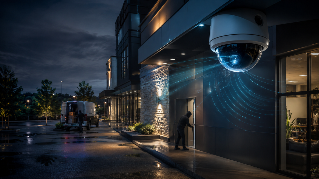 AI Security Monitoring comparison showing how Arcadian.ai turns CCTV cameras from passive recording systems into active protection with smarter alerts, Cloud NVR access, and faster video search.