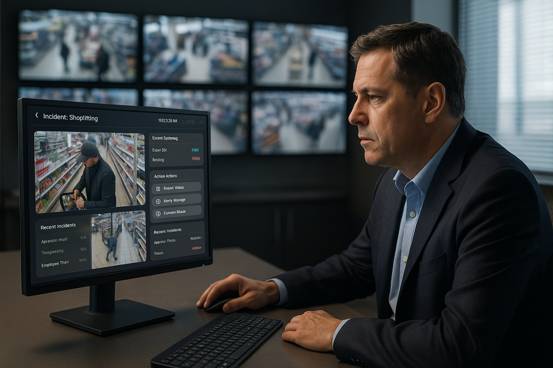 Retail loss prevention executive using ArcadianAI Ranger to reduce decision latency