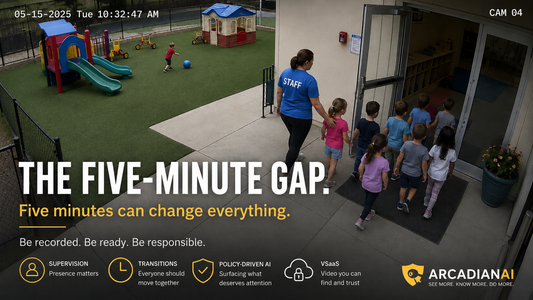 Daycare Security Cameras and the Five-Minute Gap: When Being Recorded Is Not the Same as Being Supervised