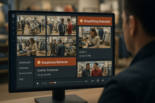 ArcadianAI Ranger detecting suspicious retail activity in real time